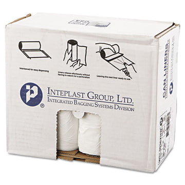 Inteplast Group Low-density Commercial Can Liners, 30 Gal, 0.8 Mil, 30" X 36", White, 200-carton freeshipping - TVN Wholesale